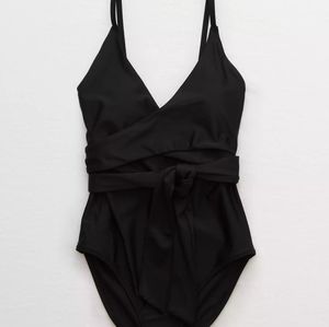 NWT Aerie one piece wrap swim suit